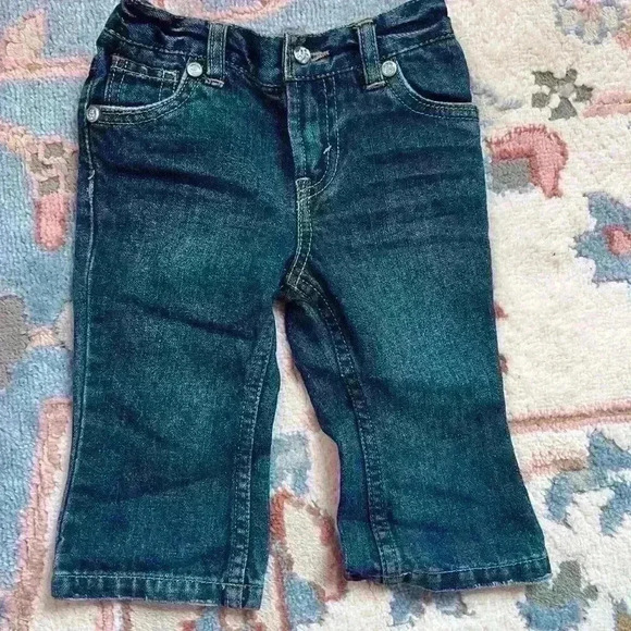 Vintage 100% cotton Levi’s boot cut jeans with bedazzled pockets. No flaws. Y2K - Picture 2 of 4